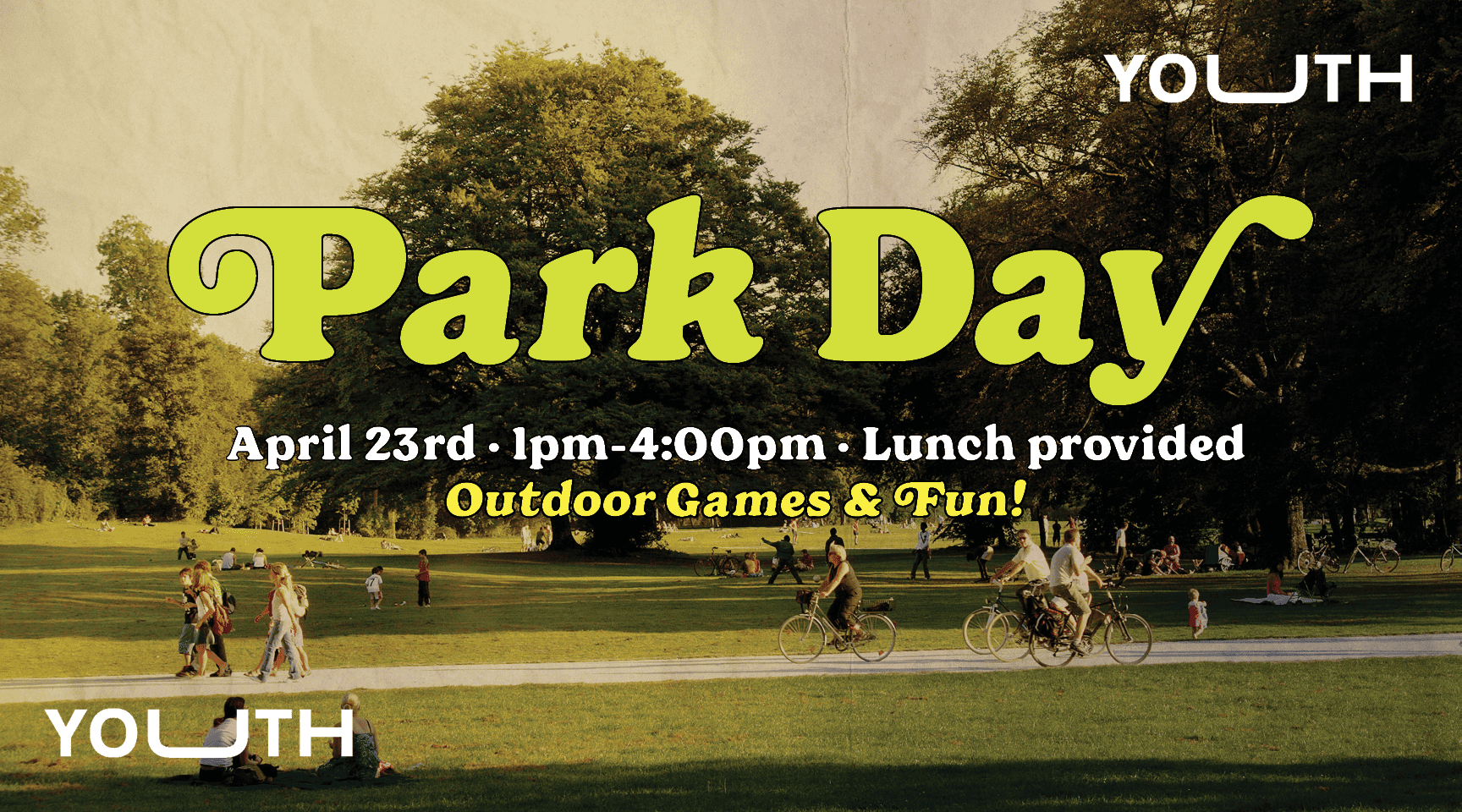 Youth Park Day slide for CCW